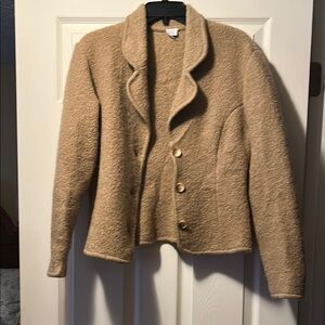 Women's Tan Wool Jacket
